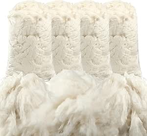 Berlune 2000g/4.4lb Organic Raw Cotton Stuffing Natural Cotton Filling for Pillow Upholstery Couch Dolls Art Crafts Stuffed Animals Filler