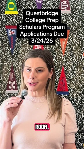 📣 Juniors, this one’s for you! The @Questbridge College Prep Scholars Program application is OPEN — and it’s one of the best opportunities out there for high-achieving juniors who may need financial support for college. 🎓 ✨ What you could get: • Full scholarships to summer programs • College admissions counseling • Application fee waivers • A head start on the college process If college feels big, expensive, or overwhelming…this program was literally created to help you navigate it. 💡 ⏰ Don’t
