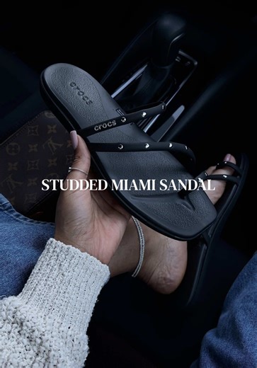 Discover the New Studded Miami Toe Loop Sandals