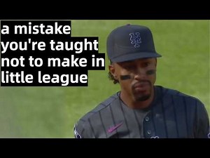 We Just Saw Francisco Lindor Make One of The Most Incomprehensible Mistakes on an MLB Field