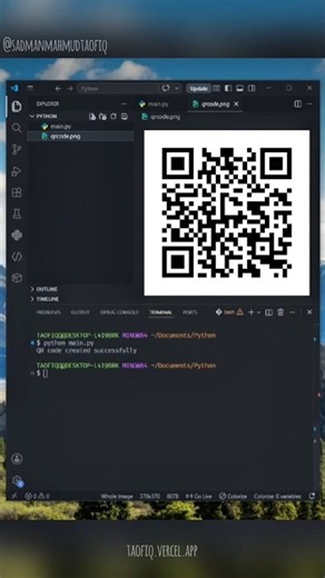How to generate QR Code using Python