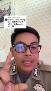 Driver's license lost with 1 year validity remaining