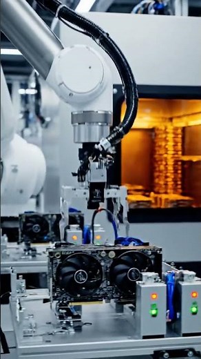 Inside the NVIDIA Factory | From Silicon to GPU in 56 Seconds