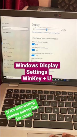 Windows Display Settings