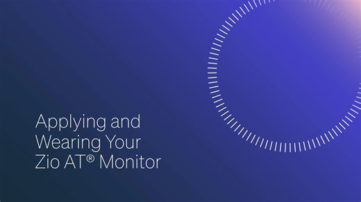 Applying your Zio AT monitor