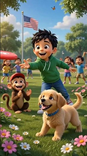 🐶 Lost Puppy Finds His Family! ❤️ | Emotional Kids Cartoon | Chiku & Bunty Adventure #kartun #shorts