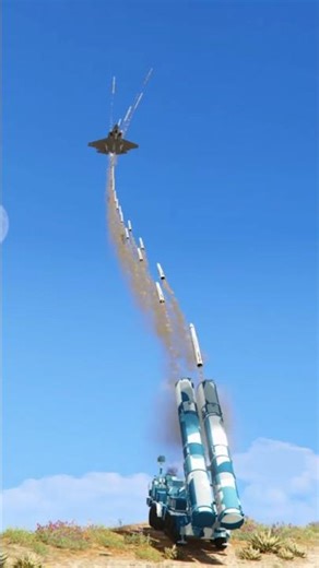 S-500 Advanced Defense System Instantly Target F-16 C Fighter Jet Gtav