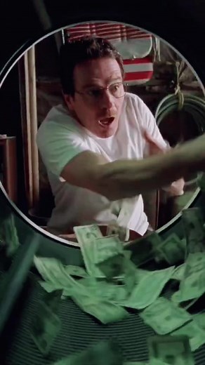 Walt’s first load of dirty laundry #breakingbad #drama #walterwhite #bryancranston #bbclips #usdrama #aaronpaul #jessepinkman #series #heisenberg #dirty #laundry #money