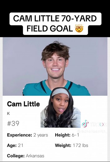 Cam Little's 70-Yard Field Goal Highlights