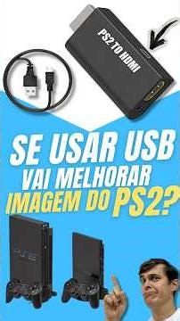 PRA QUE SERVE O USB DO ADAPTADOR HDMI DO PS2 ?