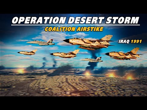 Operation Desert Storm | Coalition Airstrikes | F/A-18C Hornet | Digital Combat Simulator | DCS |