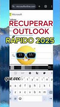 Aprenda a recuperar sua conta e-mail #outlook #Hotmail de forma fácil e rápida!