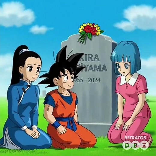 😢 Paz en su Tumba - Akira Toriyama Descanse en paz #retratosdbz #akiratoriyama #dragonball #goku