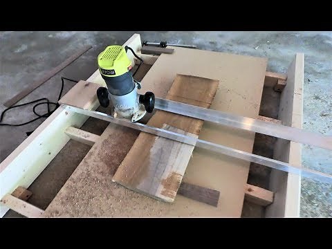 Quick and Easy Router Planer to Flatten Live Edge Slabs