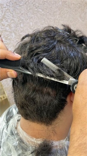 Satisfying Thinning Scissors Haircut — ASMR Barber No Talking 4K