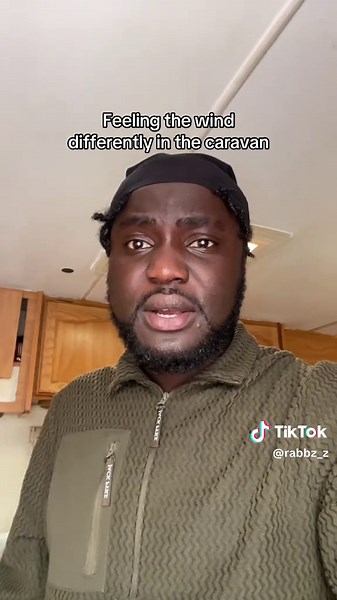 Feeling the 23 MPH Winds in the Caravan