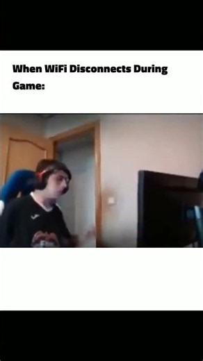 When WiFi Disconnects During Game| #memes #memesdaily #memeshorts