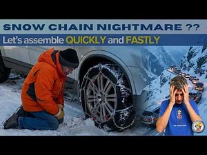 How ti Install TIRE CHAINS - Fast and SIMPLE Tutorial