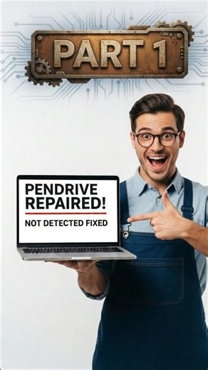 REPAIR CORRUPTED PENDRIVE | USB NOT SHOWING FIX 2026