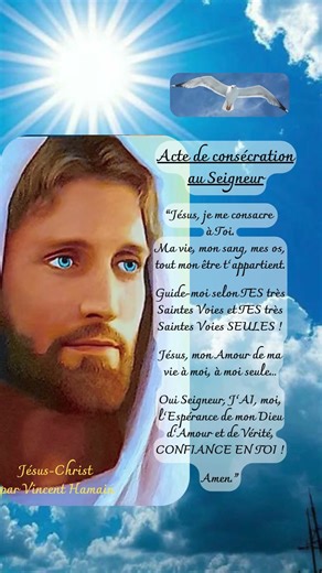 Acte de consécration au Seigneur 💖✝️