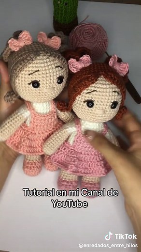 Muñeca Tejida Paso a Paso Tutorial - Enredados entre Hilos