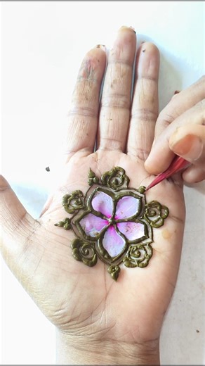 easy and beautiful front hand mehndi design #mehndi #trending #viral #shorts #henna #youtube