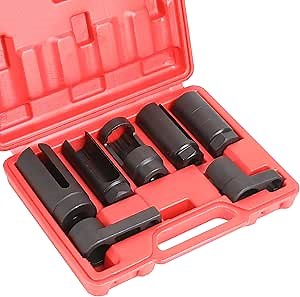 WYNNsky Oxygen Sensor & Oil Pressure Sending Unit, Master Sensor Socket Set, 7 Pieces