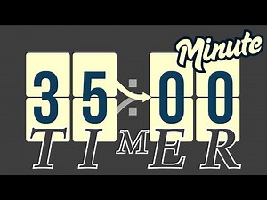 🎯 35 Minute Silent Timer ⏱️ | No Sound Countdown for Study, Work, Focus, Exercise & More