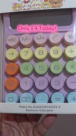 Pastel color calculator #pastel #calculator #schoolsupplies #maths #colourful
