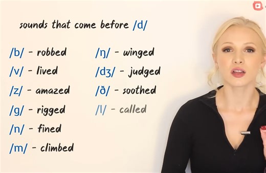 英语中关于ed发音的规律详解 到底发 t d还是id看完就不会混淆 ED pronunciation t d or id pronounce