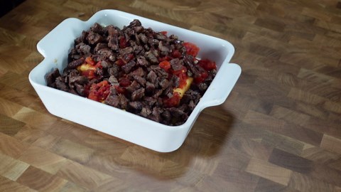 How to make smoked queso with carne asada on a Ninja Woodfire Grill