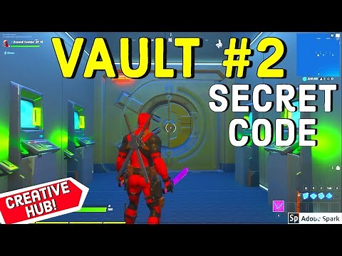 Second Vault Secret Code #2! - Creative Hub Secret - How To Open The Second Vault Hub by Rawxbee