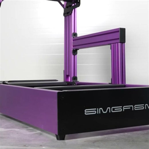 SIMGASM Pro Simulator Cockpit - Purple | Product Showcase