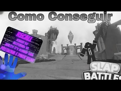 Como Conseguir el guante Recall (Showcase) | Slap Battles | Roblox