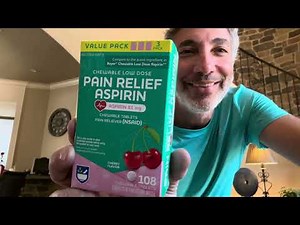 Chewable 81 low dose aspirin Review & Unboxing