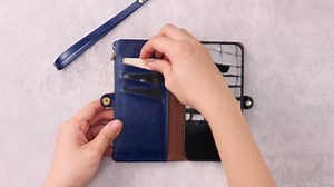 XcaseBar for Samsung Galaxy Note 9 Wallet case with Zipper Credit Card Holder【RFID Blocking】, Flip Folio Book PU Leather Phone case Shockproof Cover Women Men for Samsung Note9 case Rose Gold