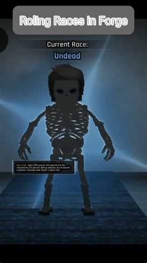 Rerolling race in Forge rblx. Is it good or bad ?? 🤔#shorts#rblx#forge#tenebris