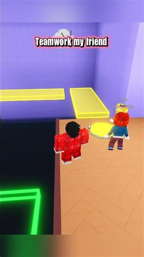 Teamwork With Friends Puzzle obby#roblox #short #fypシ