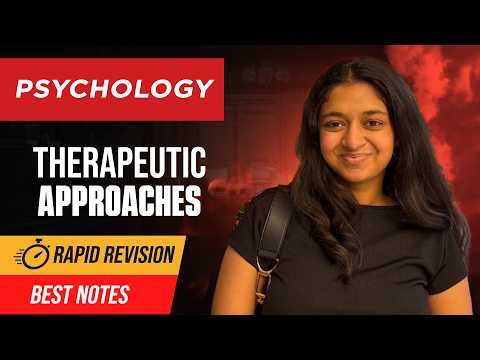 Therapeutic Approaches Class 12 Psychology One Shot - Rapid Revision for Board Exams 2026