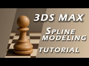 Spline modeling in 3ds max tutorial