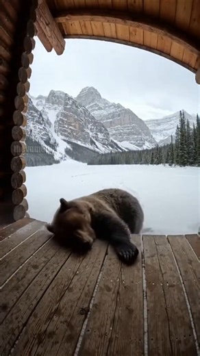 She Saved Her cub by the scruff After she reached the shelter and shielded her cub with Massive Body