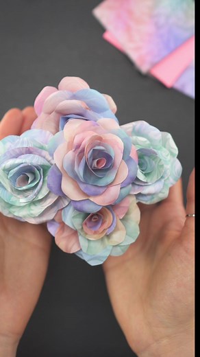 Sticky note origami rose #origami #origamiflower #easyorigami