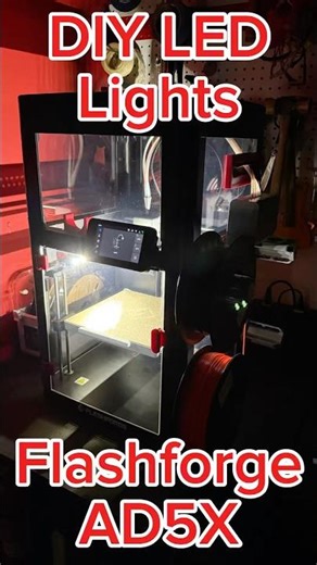 DIY LED Lighting Install on a Flashforge AD5X