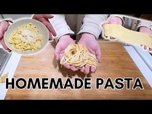 How I Make Homemade Pasta from Scratch | Homemade Pasta Tutorial