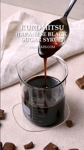 Japanese Black Sugar Syrup, Versatile For Desserts and Drinks #kuromitsu #blacksugar