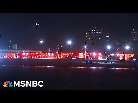 Plane, Black Hawk helicopter crash into Potomac River after colliding