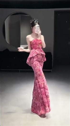 ✨ Magical Pink Princess Dress | Sparkling Gown Try-On & Twirl ✨#dress