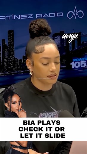 BIA plays a funny 'Check it Or Let it Slide' 🤣🤣🤣 | Angie Martinez