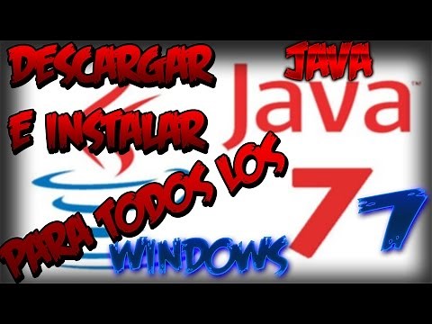 Descargar e instalar Java 7 Para Windows Xp/7/8.1/10