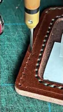 Handcrafting a Premium Leather Laptop Sleeve | ASMR Leatherworking 🔨